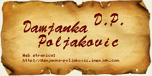 Damjanka Poljaković vizit kartica